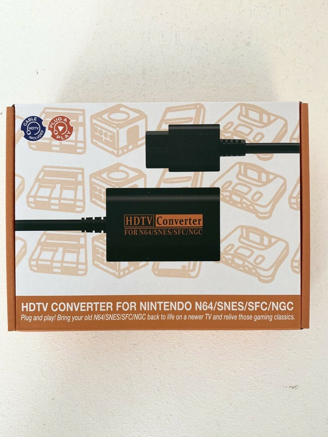 Nintendo HDMI Converter Adapter Super Nintendo 64 N64 Gamecube Famicom AV RCA