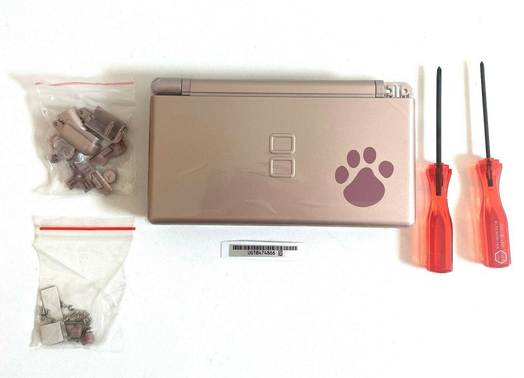 Replacement Housing for Nintendo DS Lite Glass Lens Shell Ninten-Dog Pink