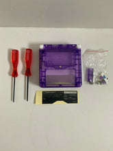 Load image into Gallery viewer, Replacement Housing for Nintendo GBA Game Boy Advance SP Shell Clear Purple Tool
