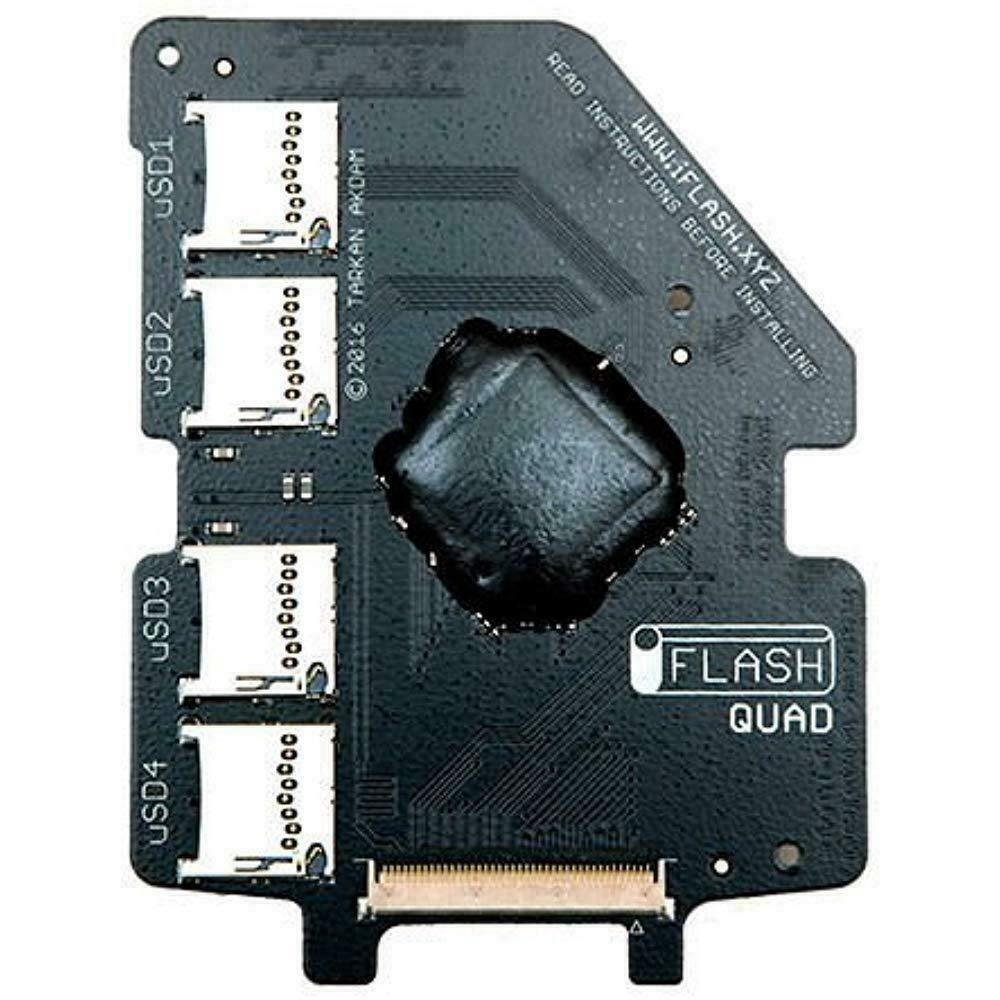 iFlash Quad MicroSD Adapter iPod 5G 6G 7G Video Classic Up to 4x Micro SD Cards