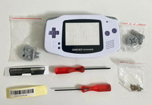 Load image into Gallery viewer, Replacement Housing for Nintendo GBA Game Boy Advance Shell Screen Arctic White

