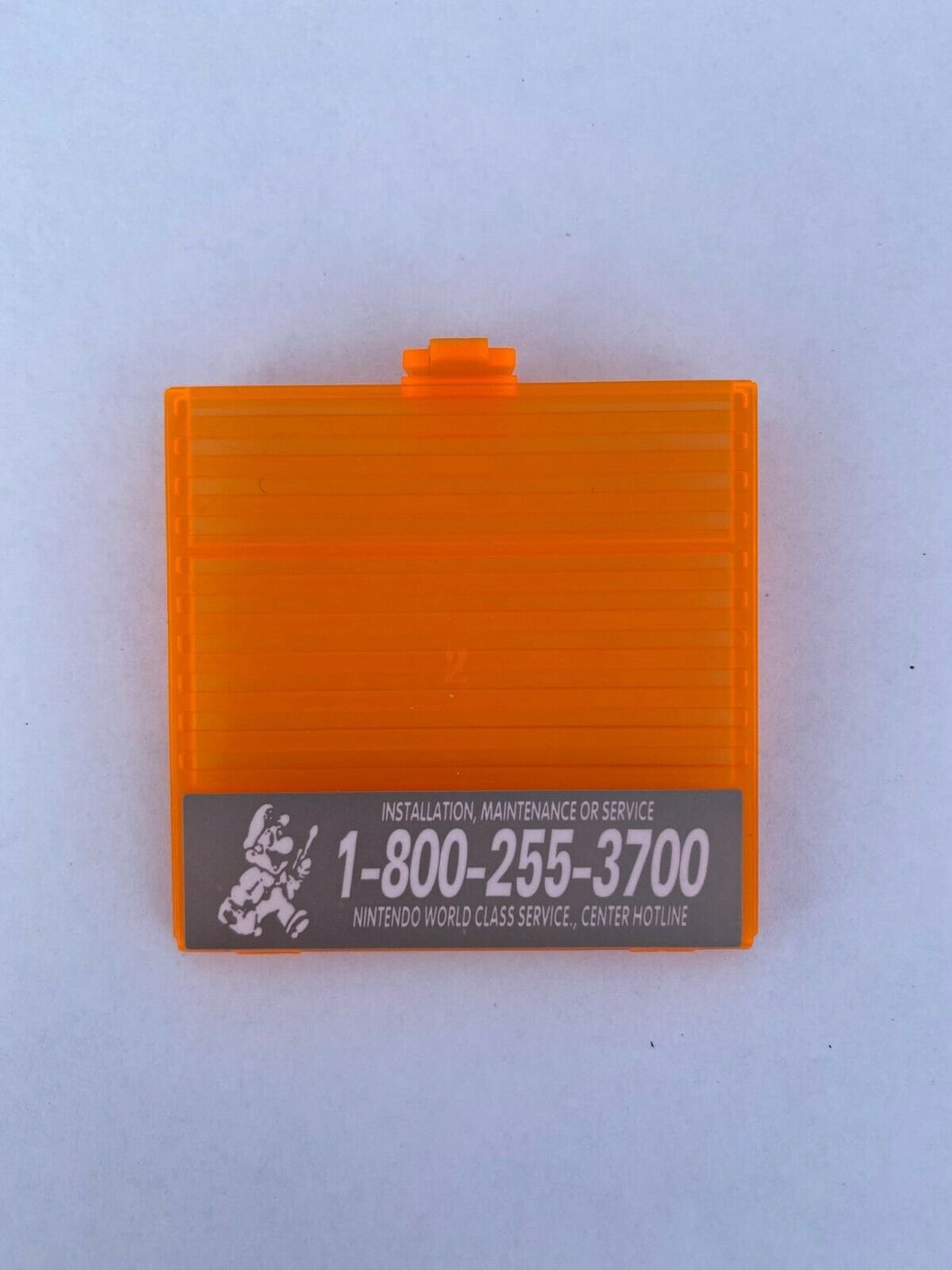 Orange Battery Cover Original Game Boy for Nintendo GB Replacement Door Sticker