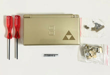 Load image into Gallery viewer, Replacement Housing for Nintendo DS Lite Glass Lens Shell Gold Zelda Triforce
