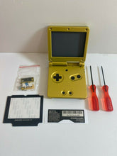 Load image into Gallery viewer, Housing for Nintendo GBA Game Boy Advance SP Shell Gold Zelda Majora&#39;s Mask
