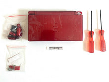 Load image into Gallery viewer, Replacement Housing for Nintendo DS Lite Glass Lens Shell Crimson Red
