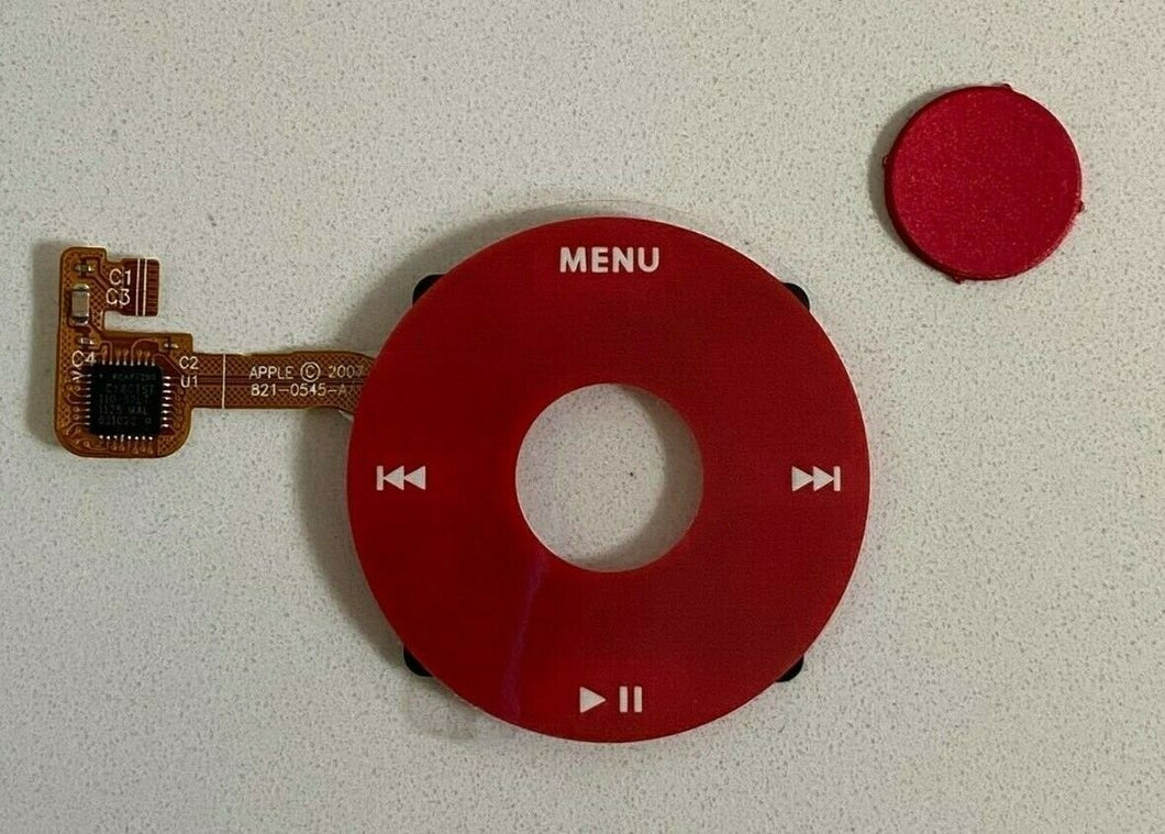 iPod Classic Red Click Wheel / Center Button Flex Apple 6th & 7th Generation